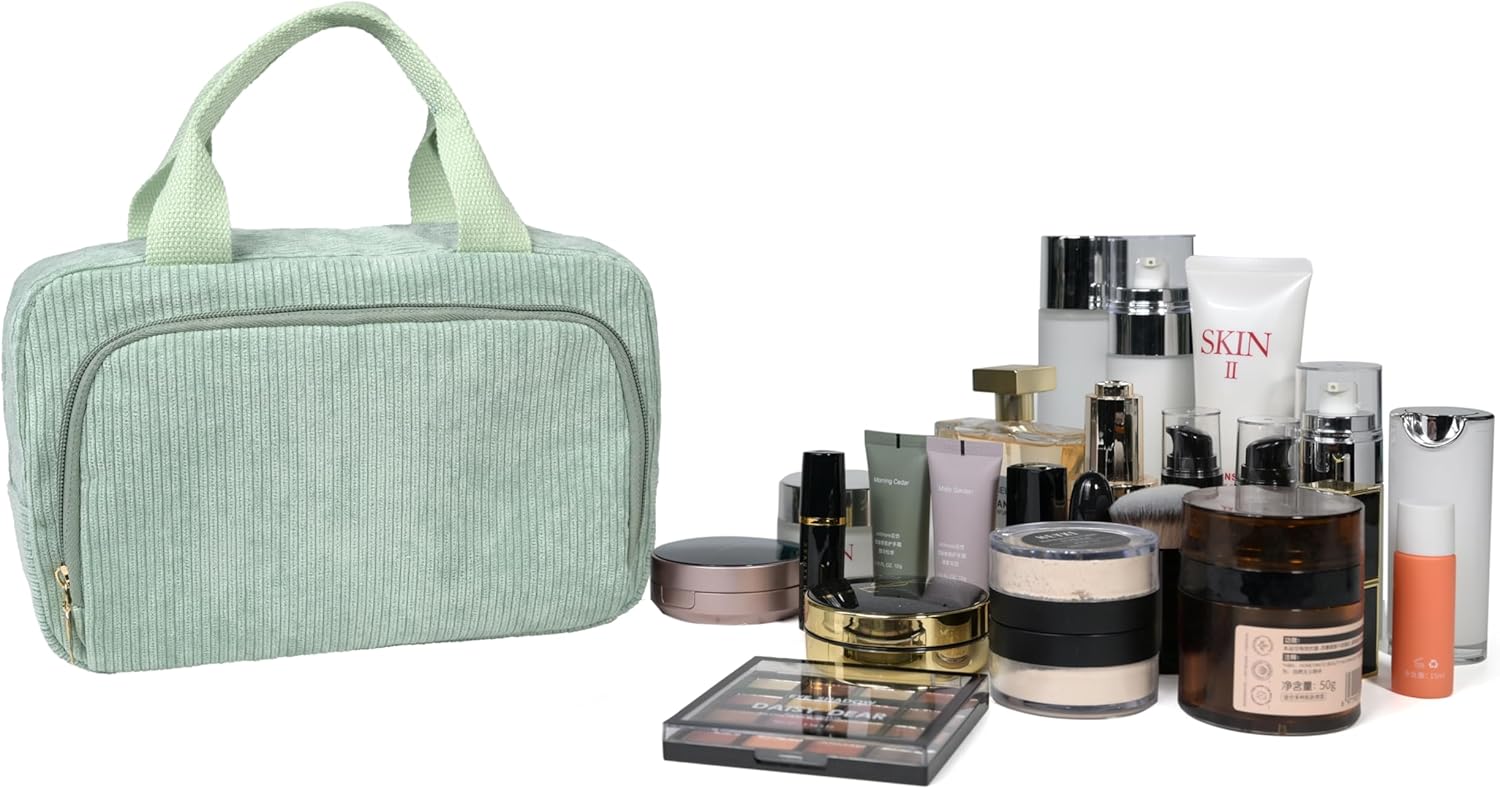 Detalle 2 de Funtlend Kulturtasche Kosmetiktasche 25×9×16 cm