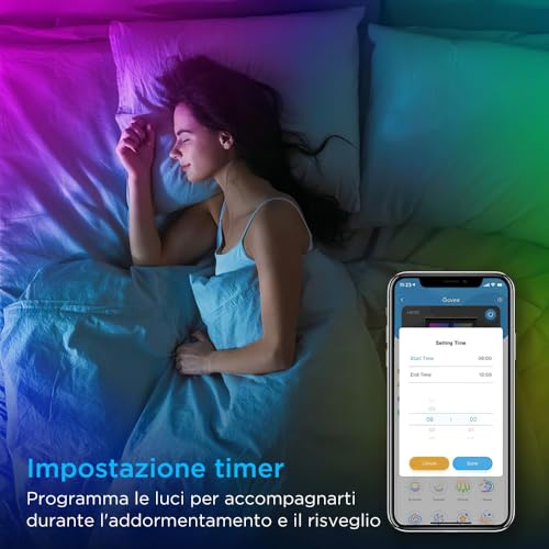 Detalle de Govee Striscia LED 5 Metri: Striscia RGB WiFi per Atmosfere a Casa tua