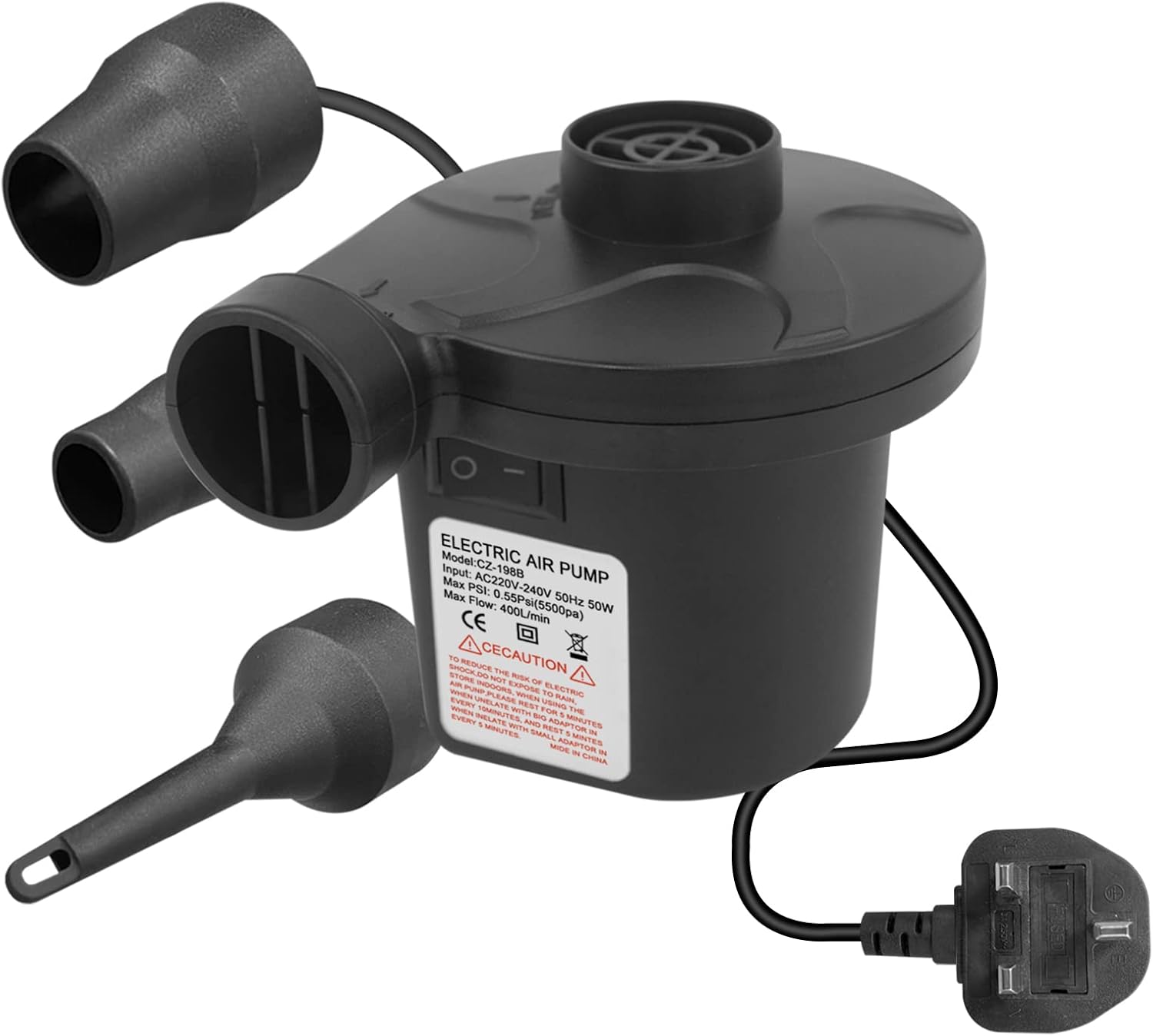 Jsdoin Electric Air Pump 50W 220V for Mattresses