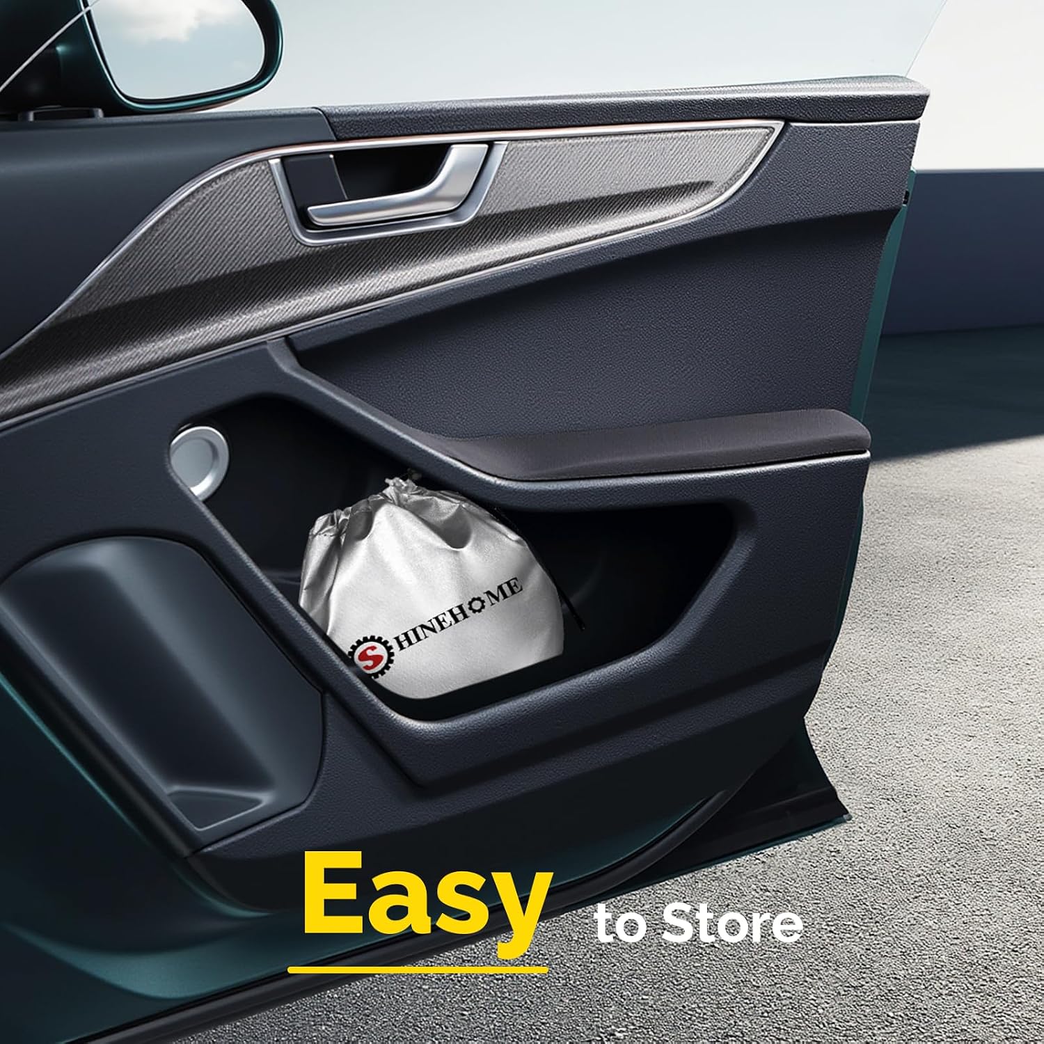 Thumbnail 6 de SHINEHOME Ram 1500 Windshield Sun Shade