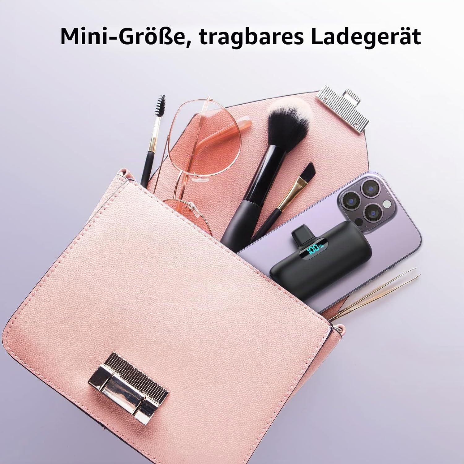 Thumbnail 6 de Feob Power Bank USB C 5000mAh – 15W PD Schnellladung, kompakt mit LCD-Display
