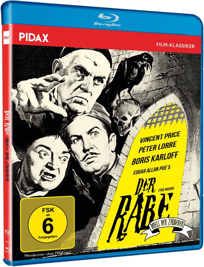 Detalle de Der Rabe – Duell der Zauberer (The Raven): Kult Horror Komödie nach Edgar Allan Poe