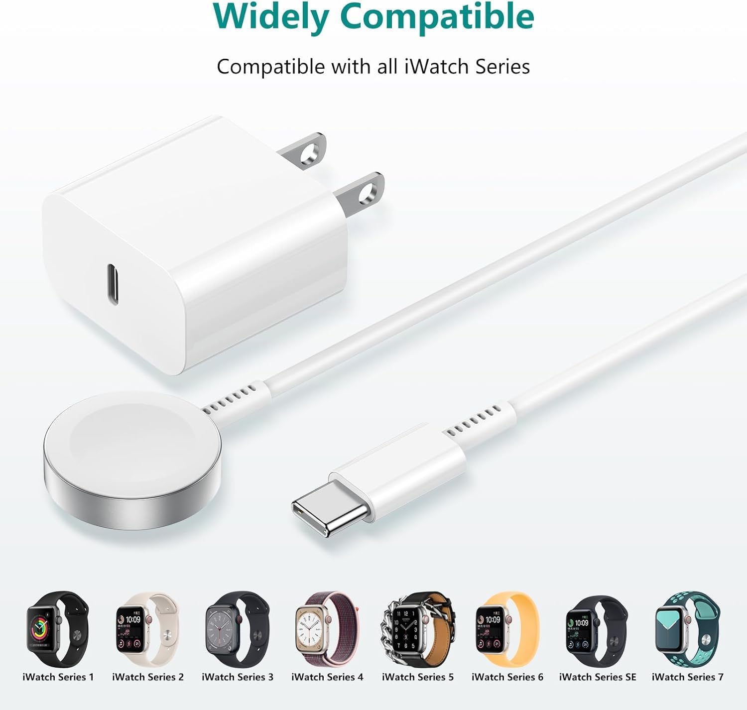 Thumbnail 6 de Upgraded Apple Watch Charger Magnetic USB‑C Cable 6ft