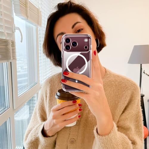 Thumbnail 8 de ivoler Clara Funda Magnética para iPhone 18 Pro — Transparente, antiamarillo y MagSafe