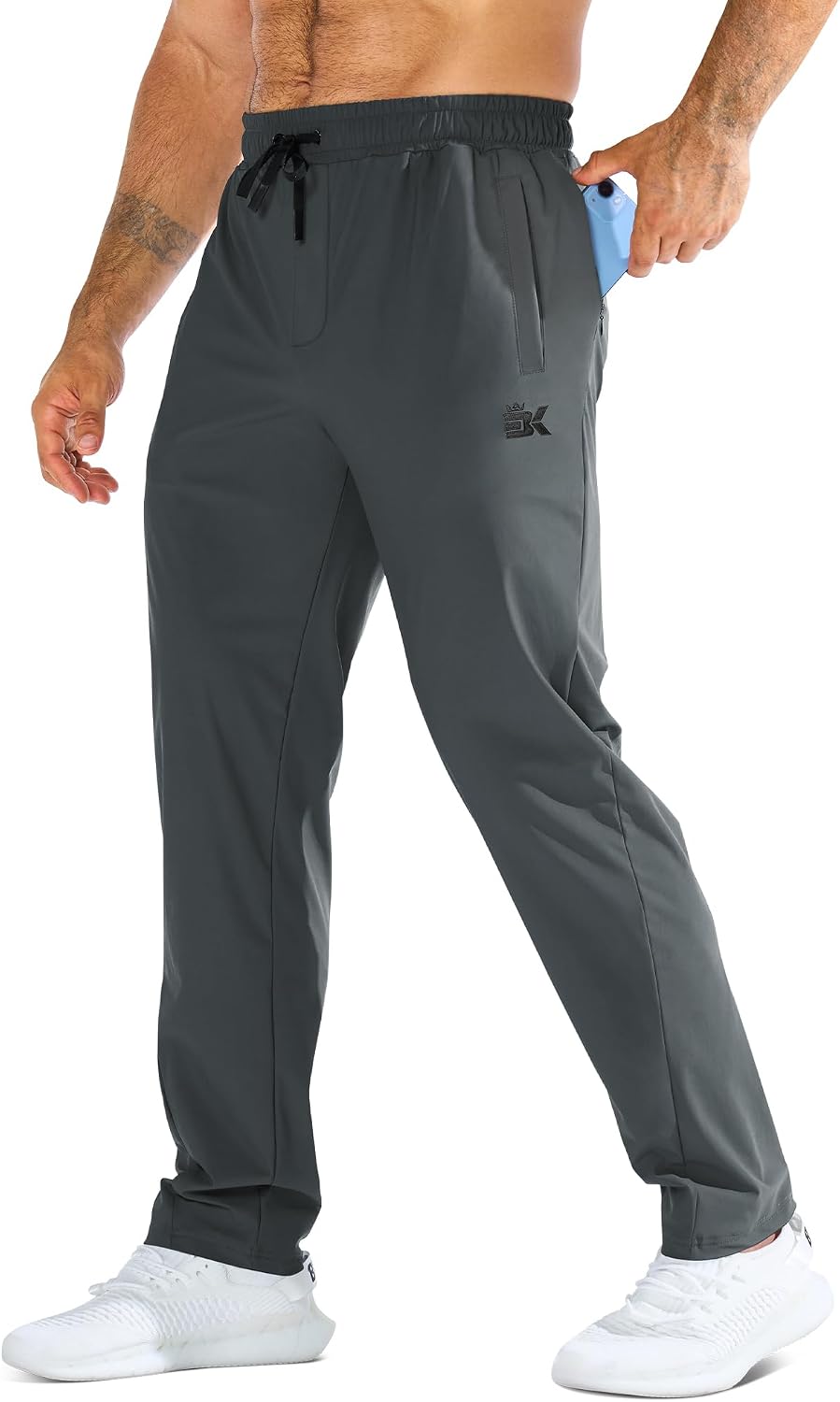 Detalle de BROKIG LightArmor Men’s Joggers with Zip Pocket, UPF 50+ and Stretch