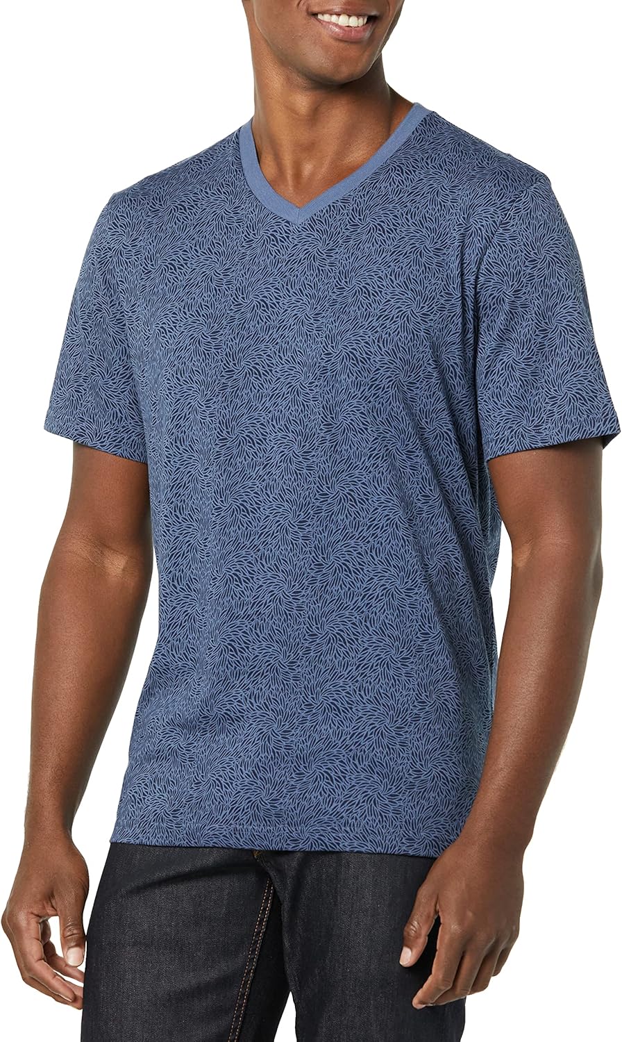 Detalle 2 de Amazon Essentials Men's Short-Sleeve V-Neck T-Shirts review
