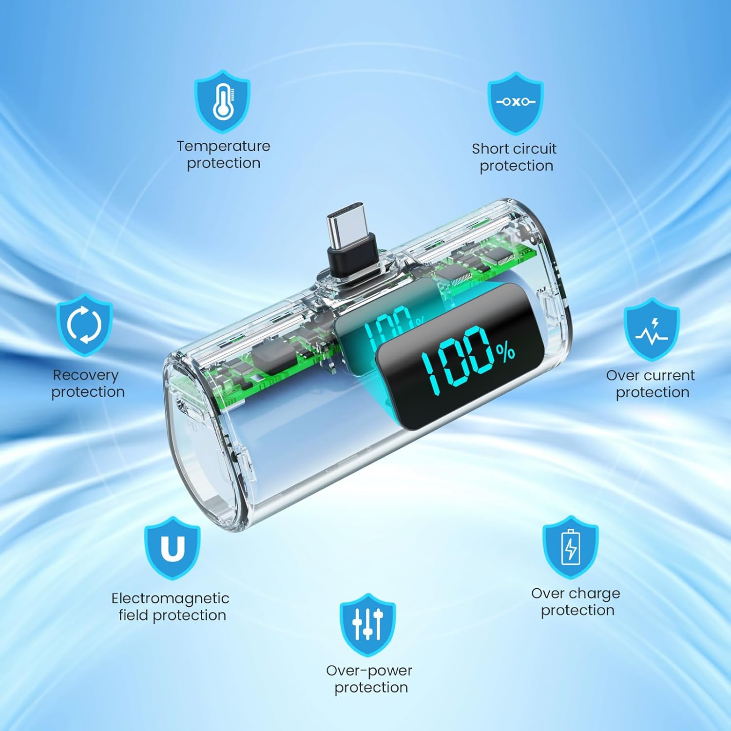 Thumbnail 1 de HETP Power Bank 5200mAh mini per iPhone