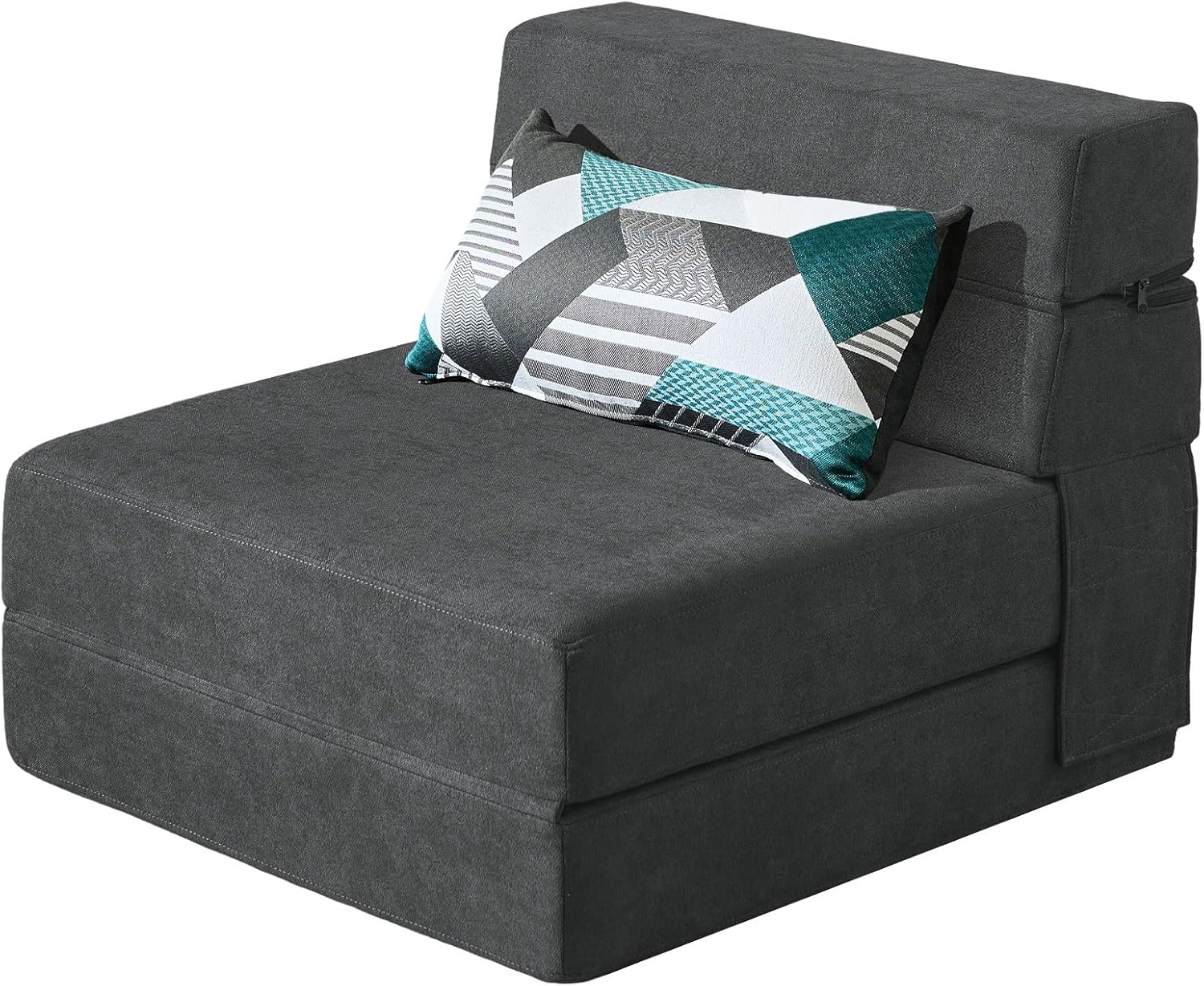 Detalle de ANONER Divano letto pieghevole 70 x 190 cm: memory foam e coperture lavabili per piccoli spazi