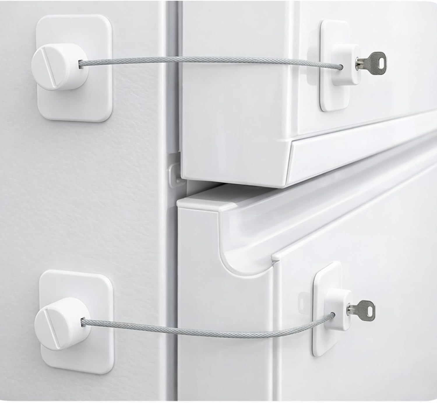 Thumbnail 6 de Moonybaby 2-Pack Window Locks for UPVC with Key Lock and No-Drill Installation