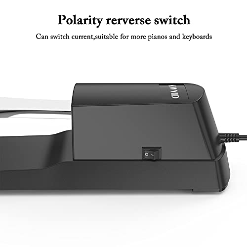 Detalle de Sovvid Sustain Pedal for Keyboards with Polarity Switch and Anti-slip Base