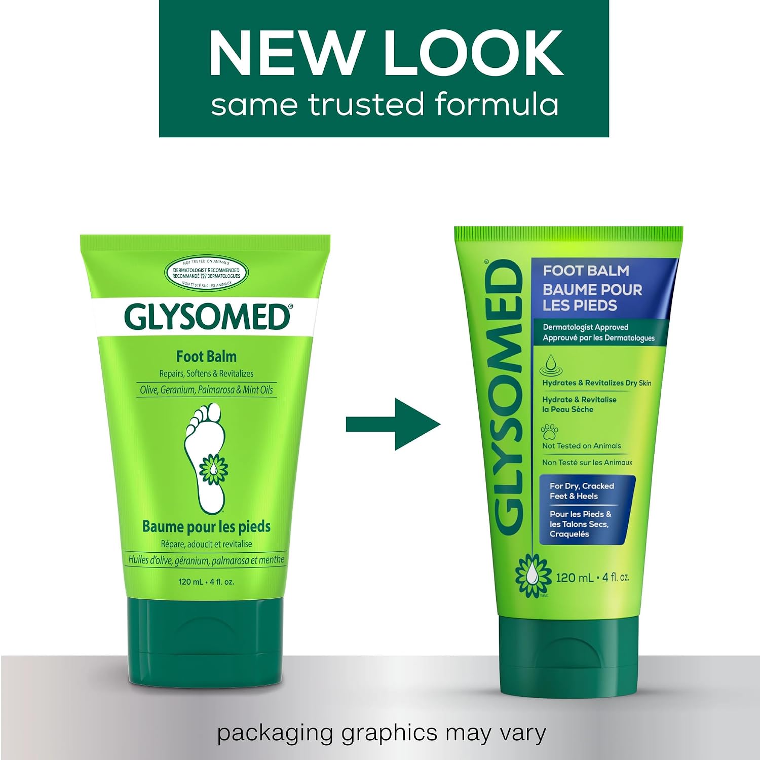 Detalle de Glysomed Foot Balm, 4 Fl Oz, with Shea Butter, Olive Oil and Mint
