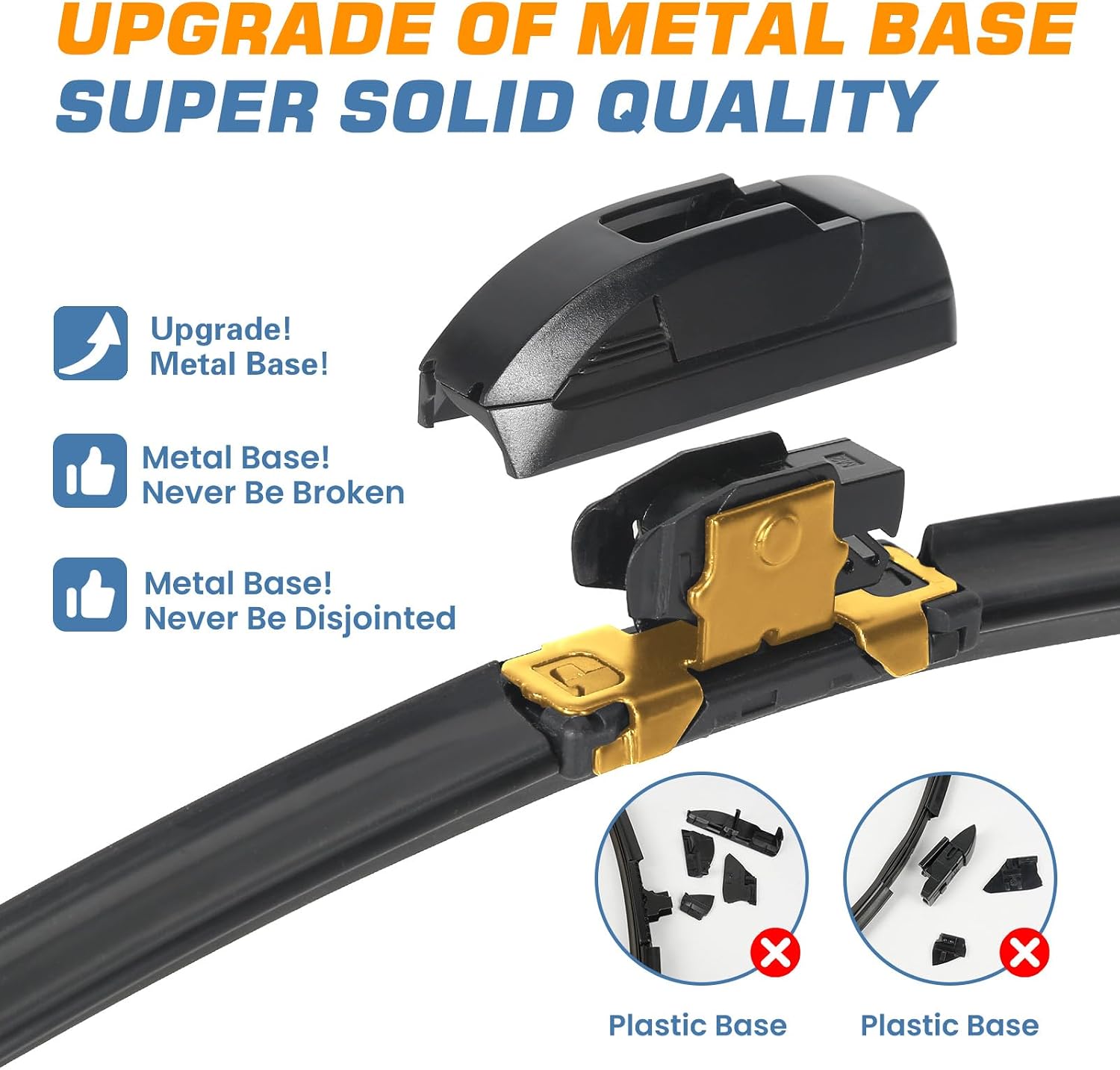 Detalle 2 de GSPSCN OEM QUALITY 24"+18" Wiper Blades