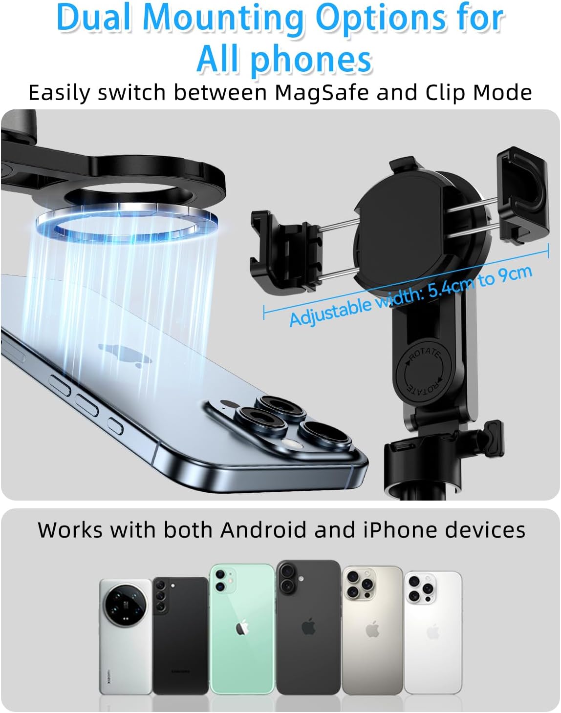 Detalle de CloudValley 4-in-1 Selfie-Stick 11,7 cm