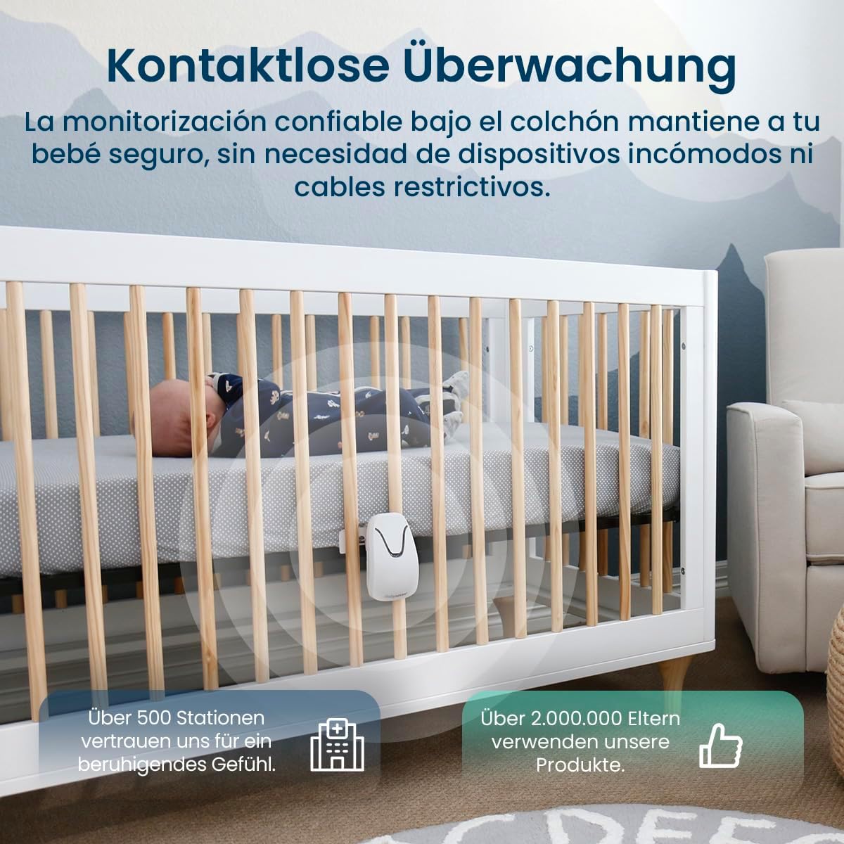 Thumbnail 1 de Babysense Baby-Atembewegungsmonitor 2 Matten