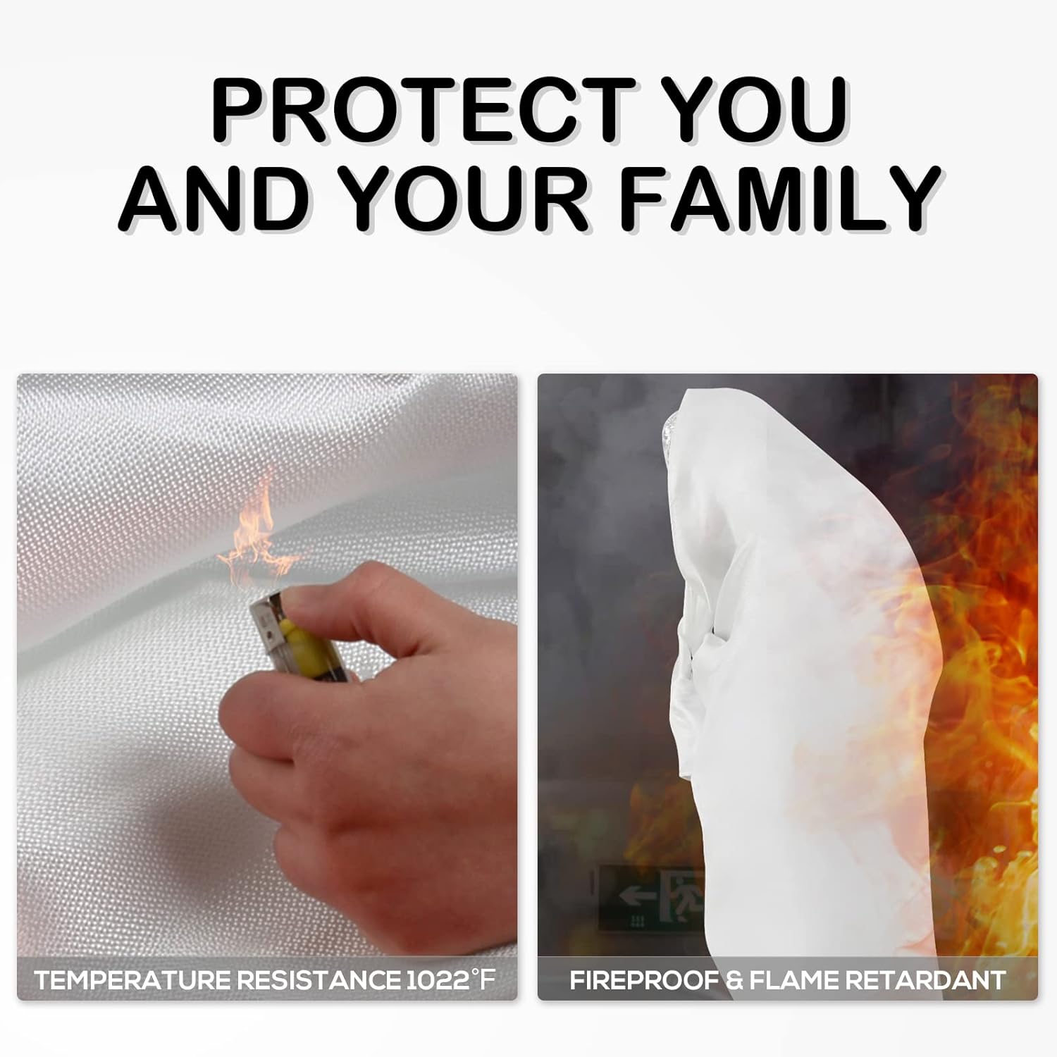 Thumbnail 4 de FLASLD manta anti feu 100x100 cm