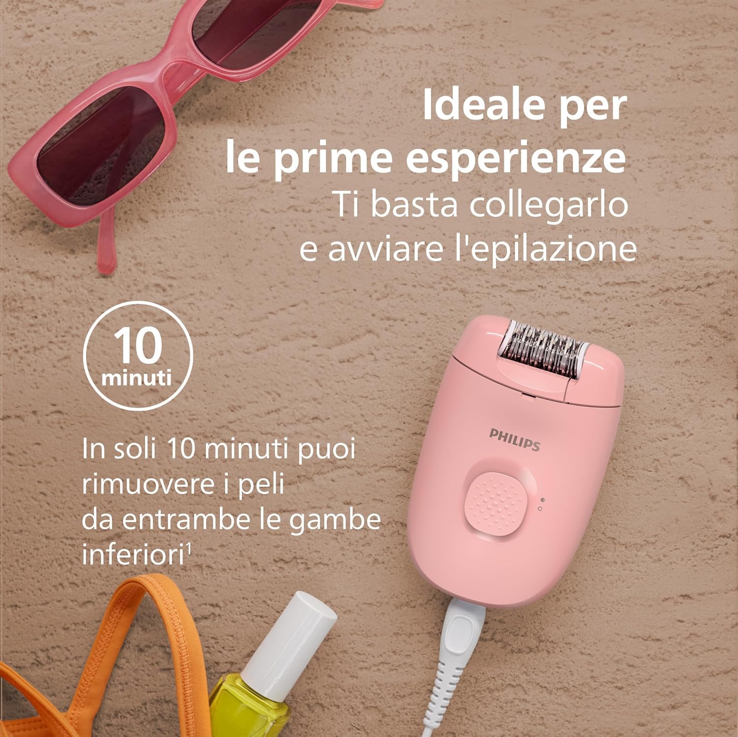 Thumbnail 4 de Philips Epilatore Serie 2000 BRE229/00: epilazione delicata e duratura per gambe lisce