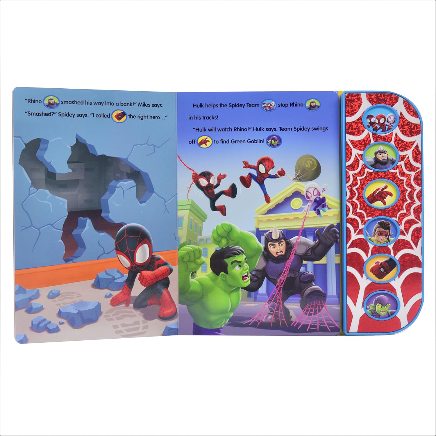 Detalle de Disney Jr. Marvel Spidey and His Amazing Friends: Spidey to the Rescue Sound Book