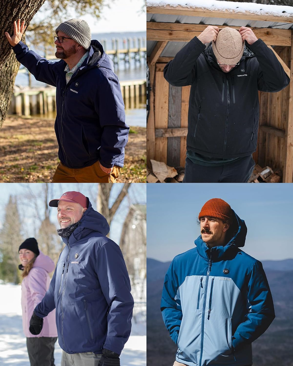Detalle 2 de Venustas 2116a335-7361-4825-93b7-1760294bce16 Men's 12V Heated Softshell Jacket