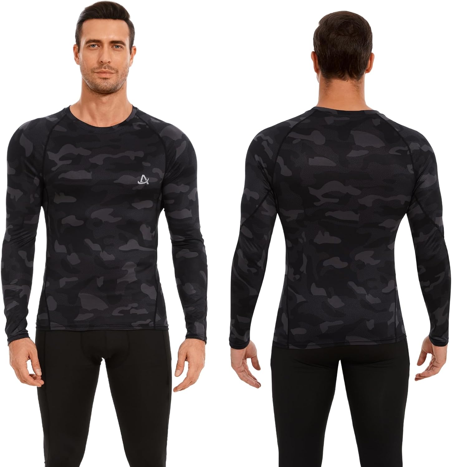 Thumbnail 1 de AMZSPORT Maglia Compressione Lunghe Uomo