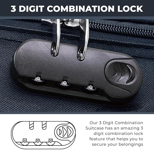 Detalle de FLYMAX 29" Large Suitcase Lightweight Expansion with 90L Capacity