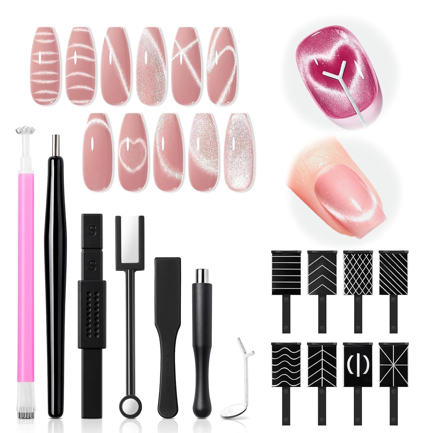 Detalle de Modelones Cat Eye Magnet 15 PCS ๐