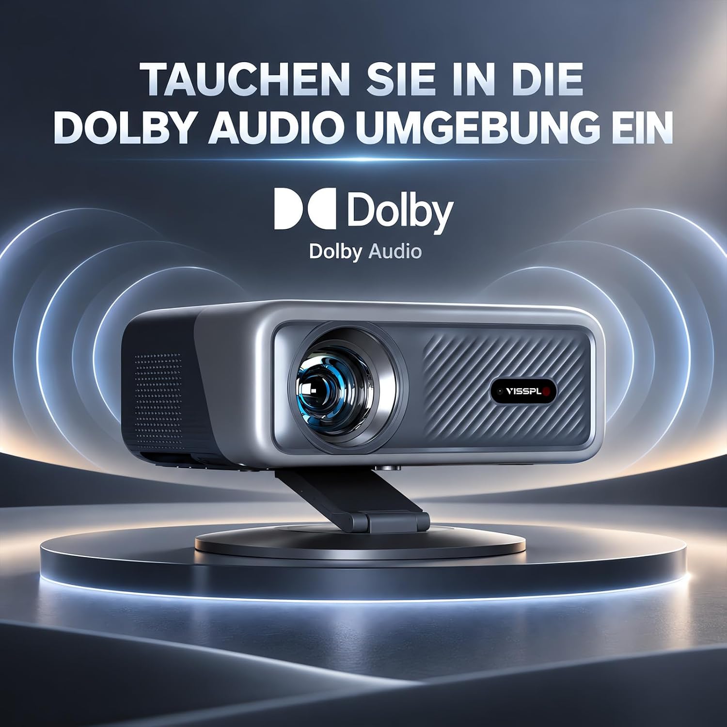 Detalle de VISSPL Smart Projector with 4K Support