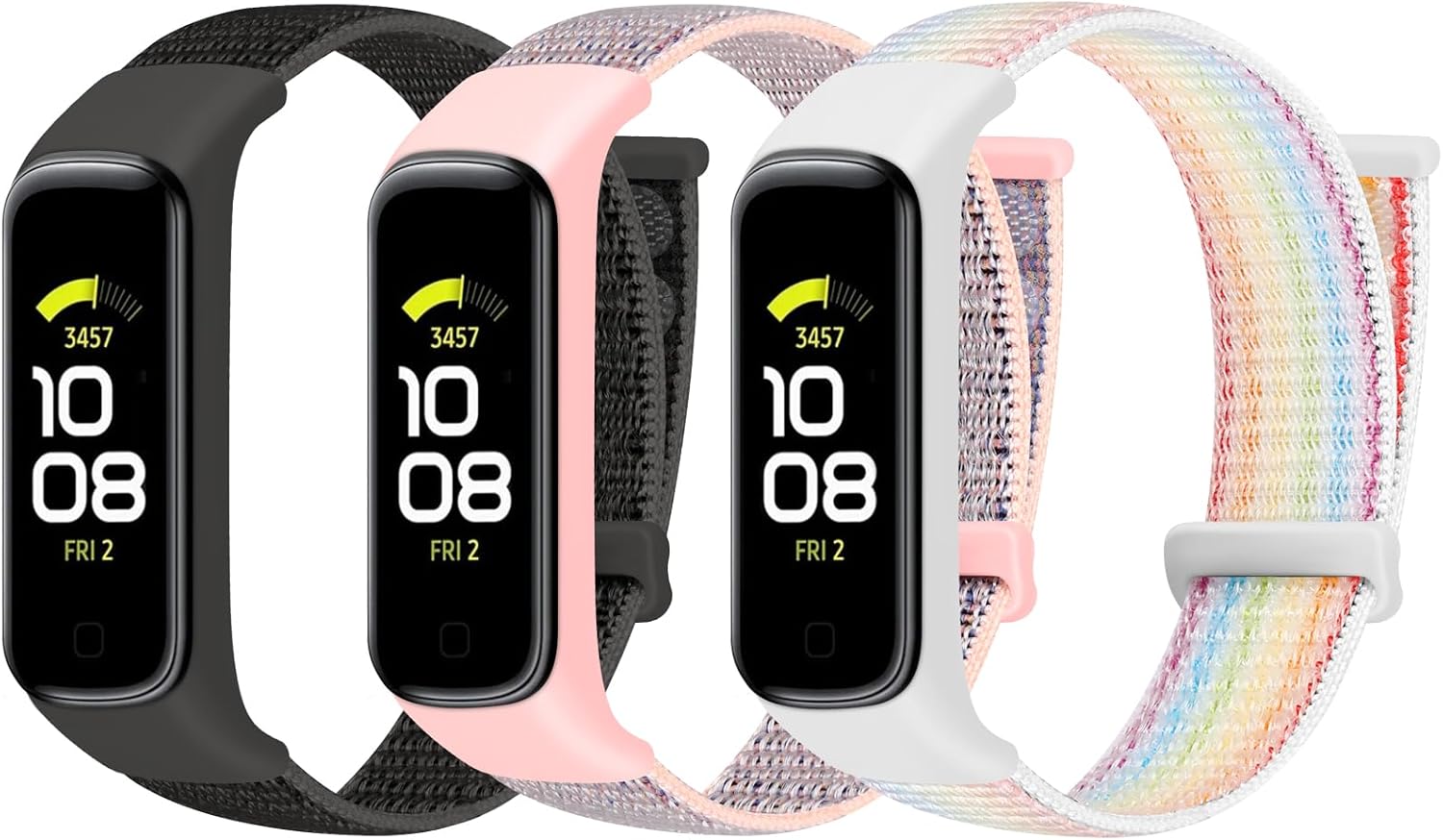 Detalle de TumpCez Solo Loop Nylon Strap for Samsung Galaxy Fit 2 – Adjustable, Skin‑Friendly Replacement Wristband