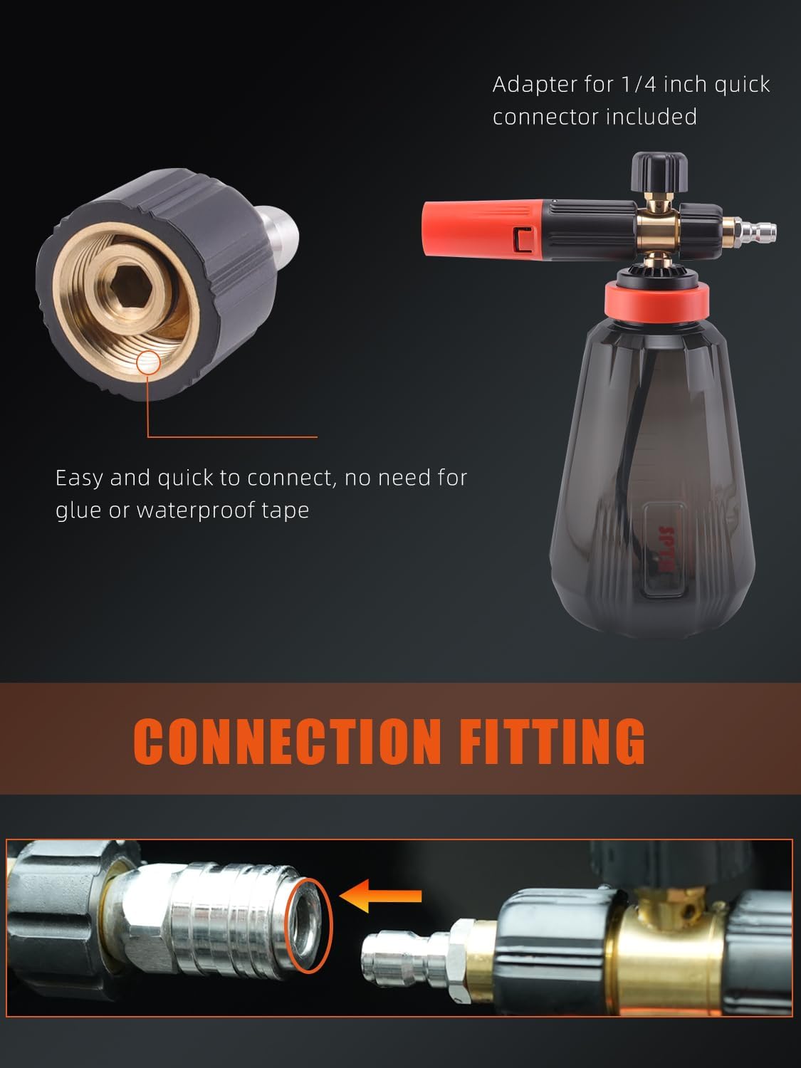 Detalle de SPTA Foam Cannon, 34 oz bottle