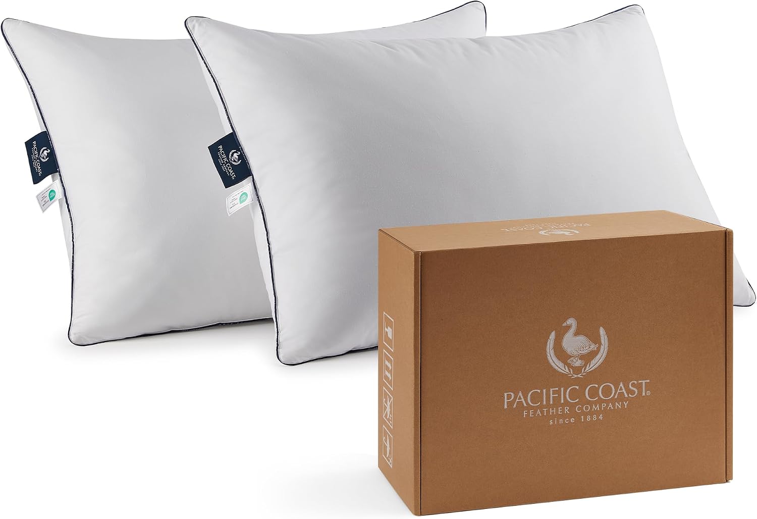 Detalle de Pacific Coast Bed Pillow Luxury Goose Down Firm Pillow