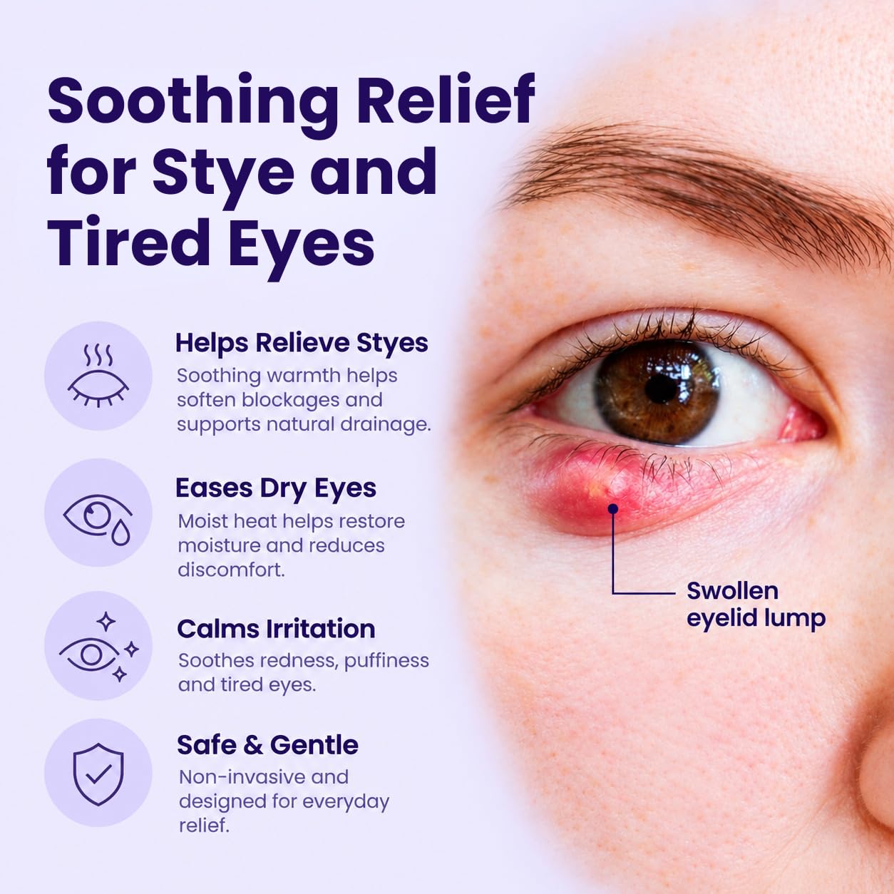 Detalle de Body Restore Heated Eye Mask 5-Pack, Self-Heating Warm Compress in 5 Scents