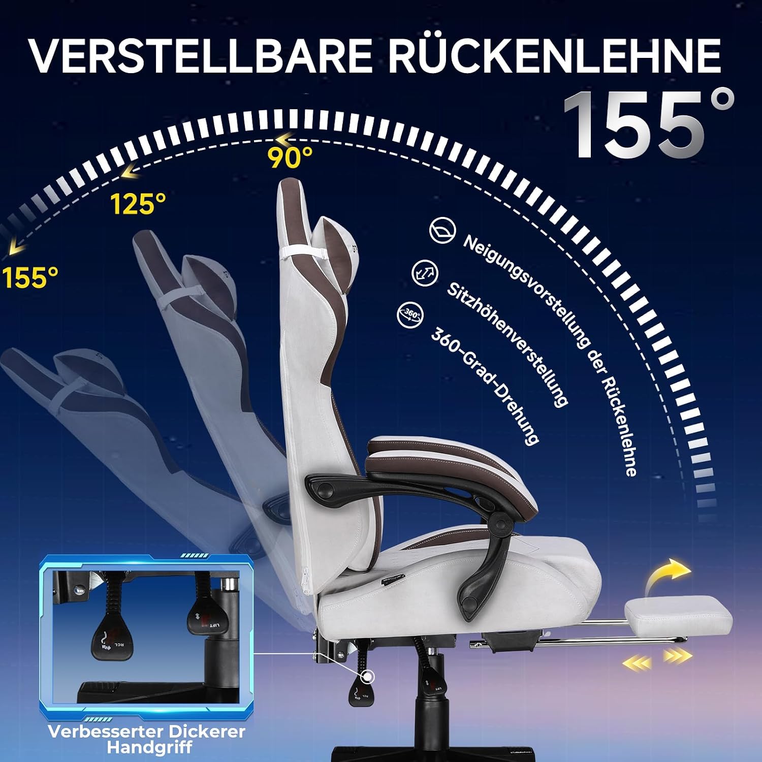 Thumbnail 6 de GTPLAYER Silla Gamer ergonómica 150 kg
