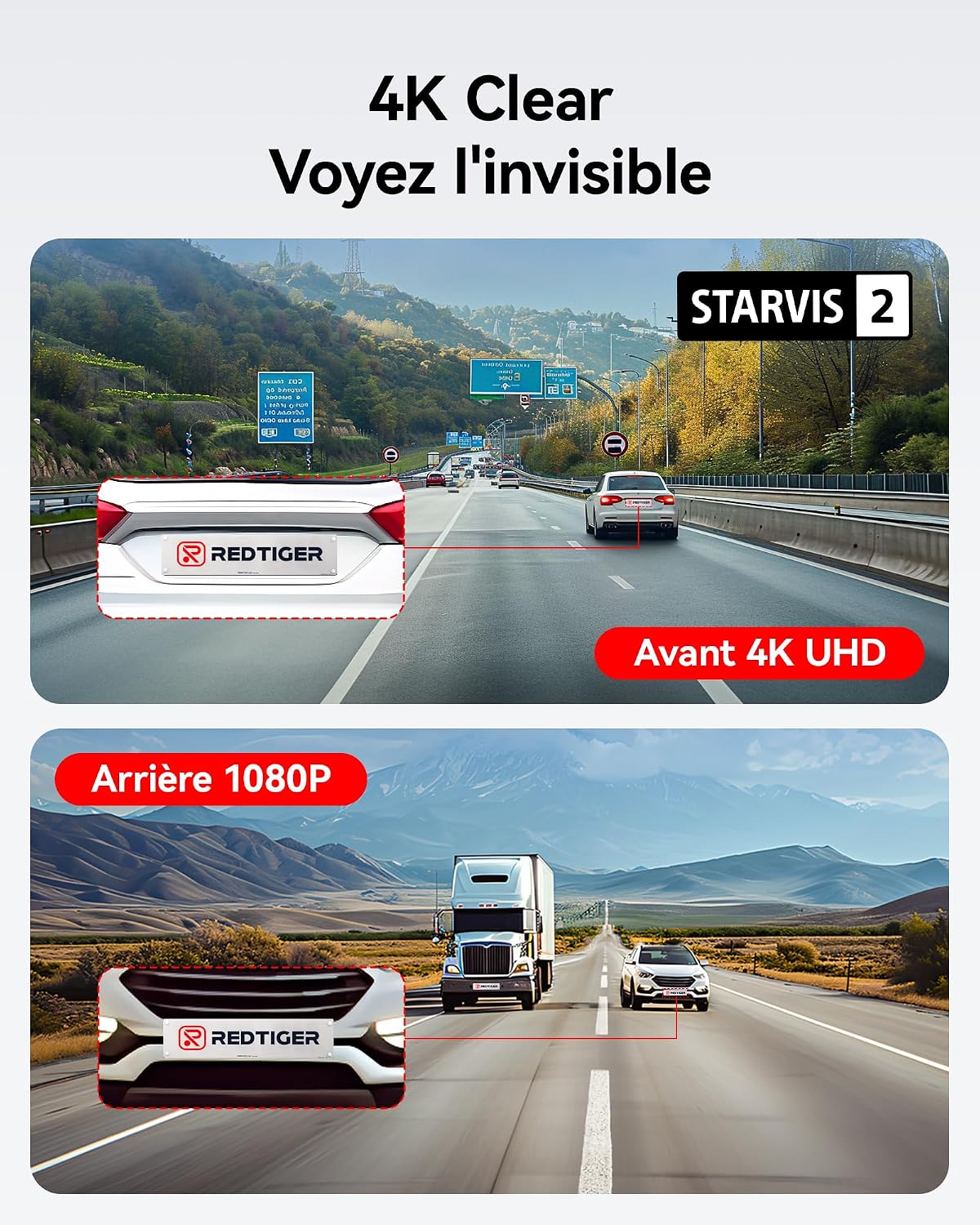 Detalle de REDTIGER F7N Plus dashcam 4K