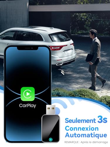 Thumbnail 5 de Alltotive S2 Mini: Adaptateur CarPlay sans Fil pour iPhone – Plug & Play, USB-C/USB-A