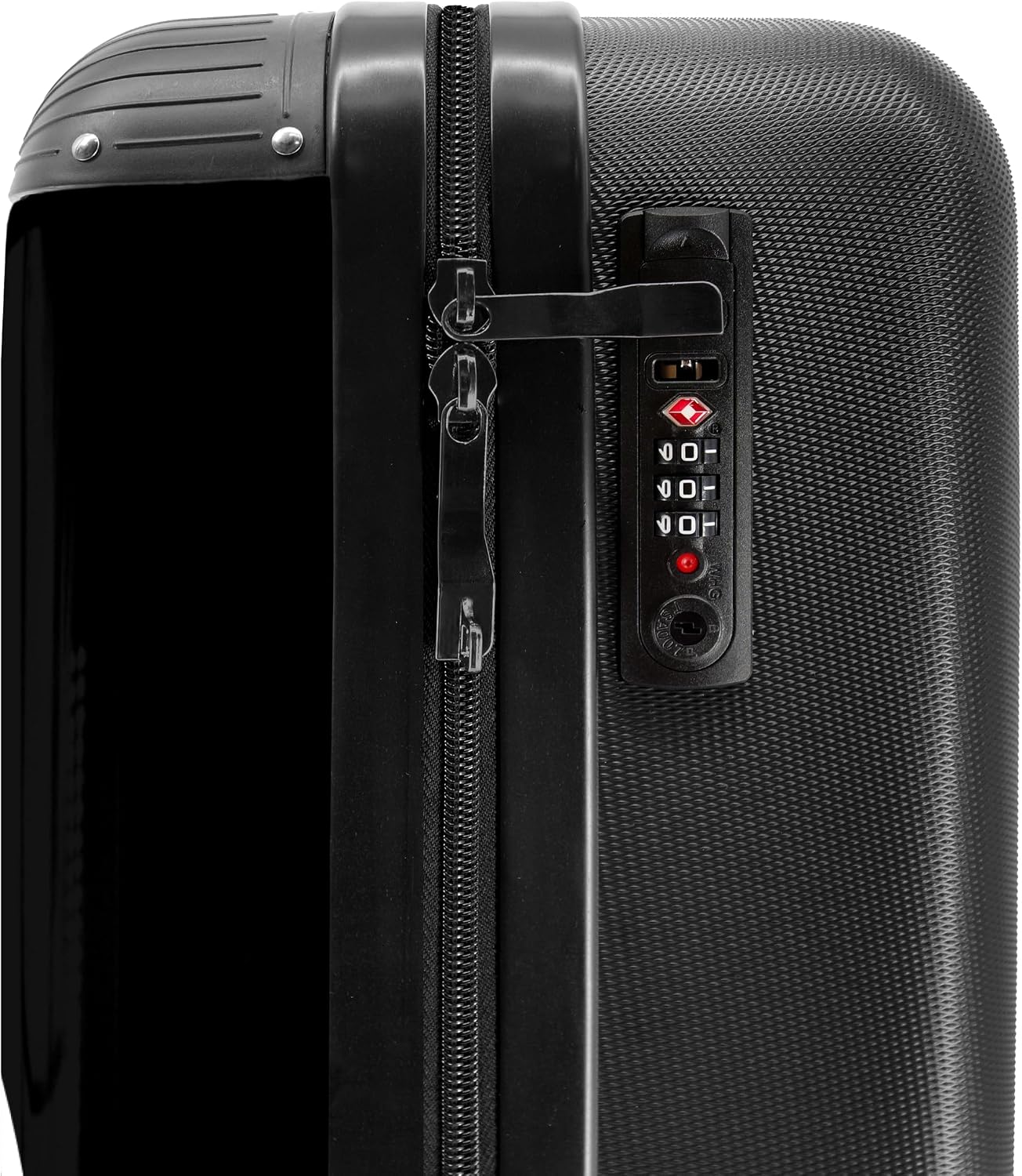 Detalle de Valigia Bambini NoBoringSuitcases.com con trolley e stampa “born to game” (55x40x20 cm) – Joystick - Nero