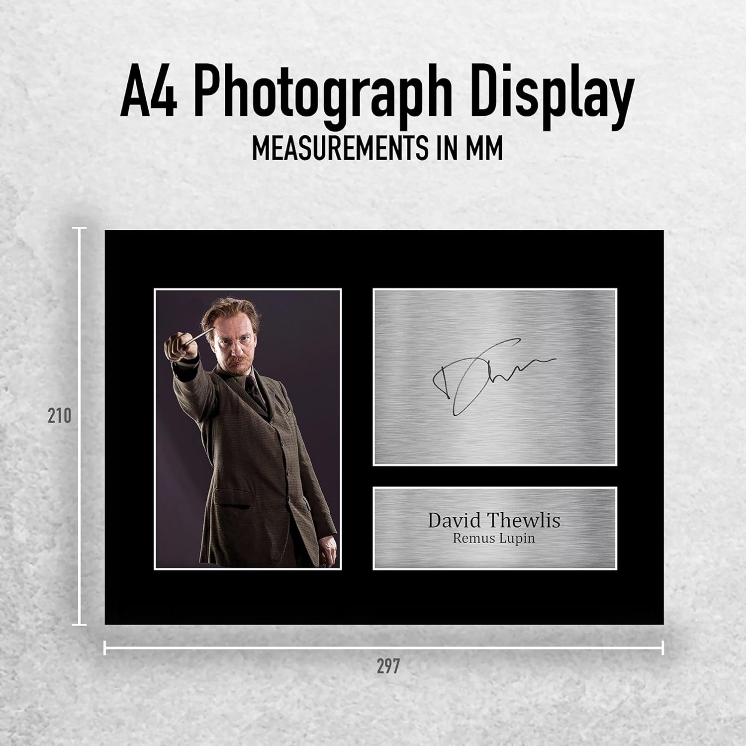 Thumbnail 1 de HWC Trading A4 David Thewlis Remus Lupin signed autograph picture (Harry Potter memorabilia)