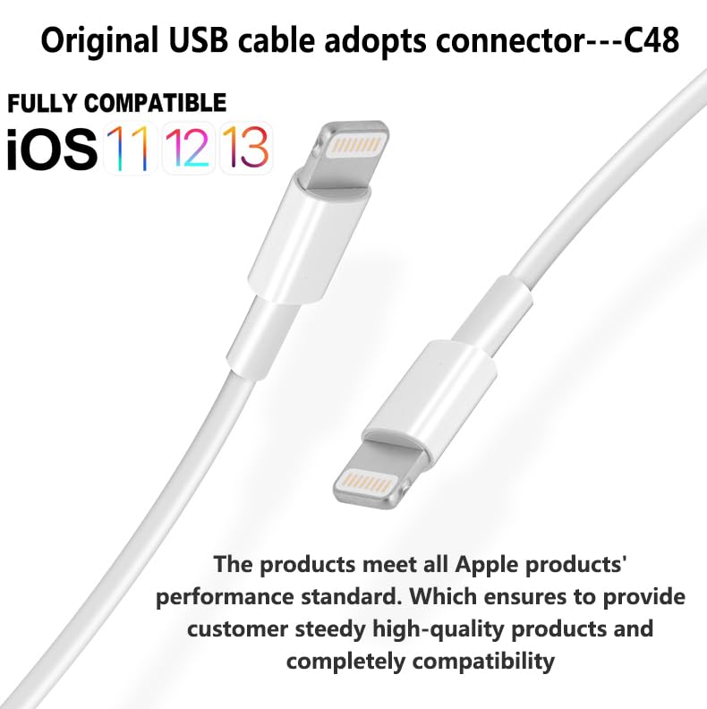 Thumbnail 2 de MAILESI 4Pack Apple MFi Certified Lightning to USB Charging Cable (3.3 ft)