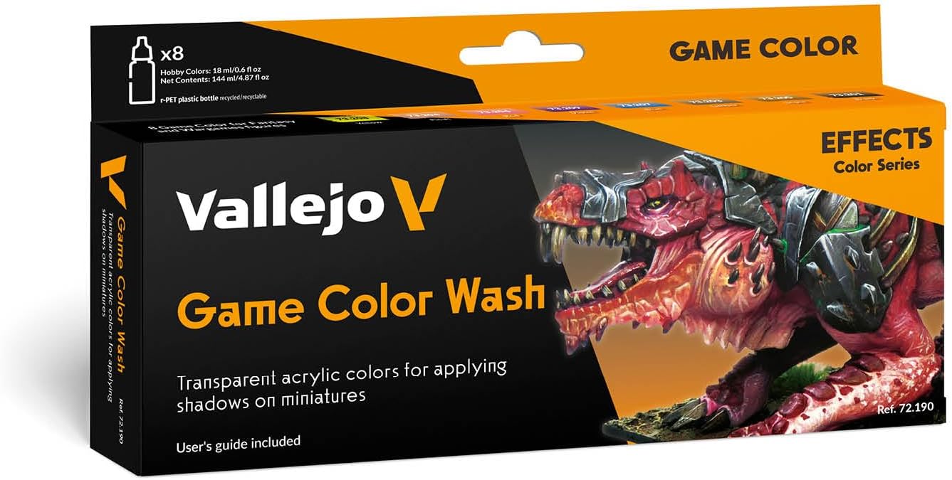 Detalle de Game Color Wash, set 8 colori da 18 ml