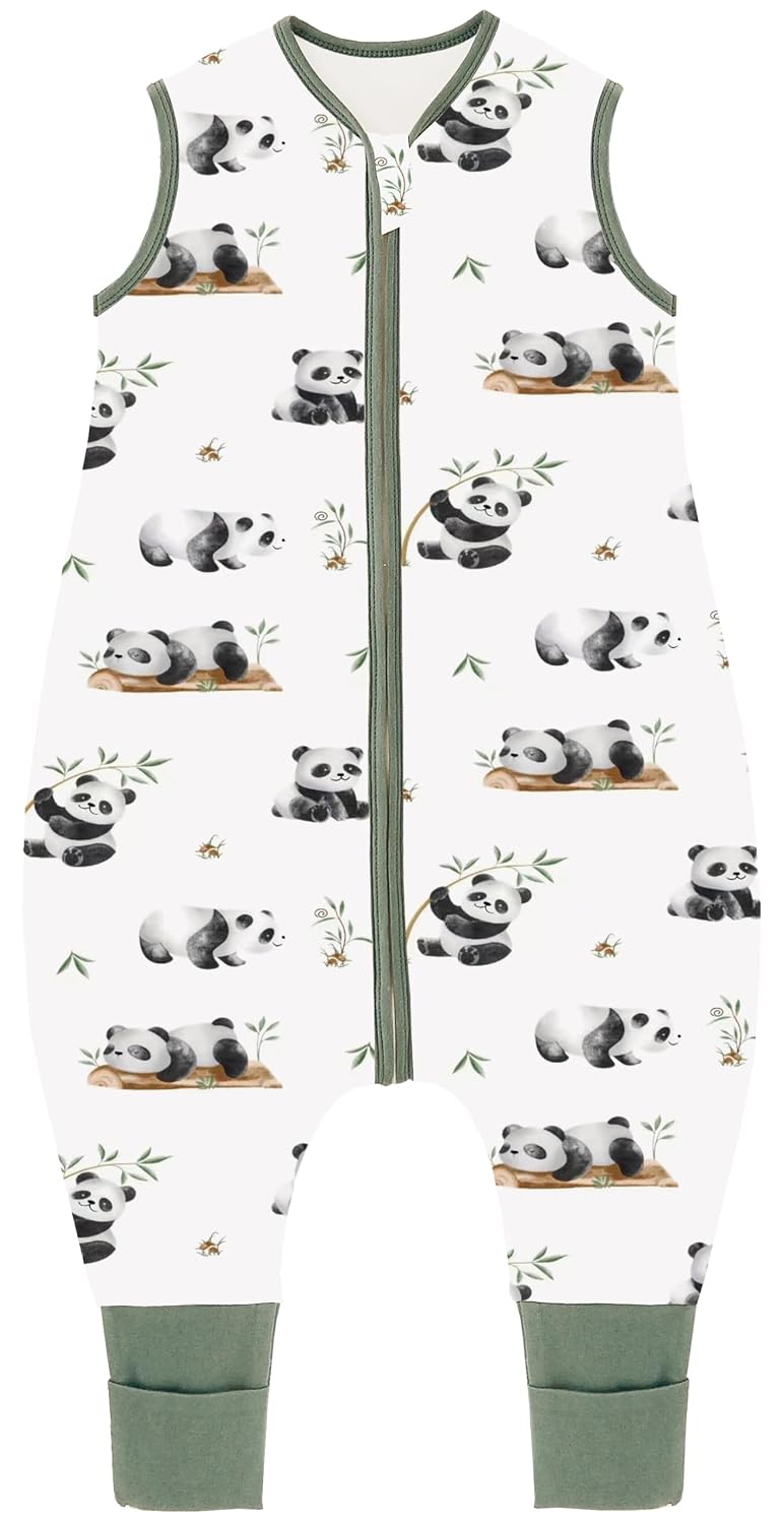 Detalle de Chilsuessy Baby Schlafsack mit Beinen 2,5 Tog 80 cm 👶