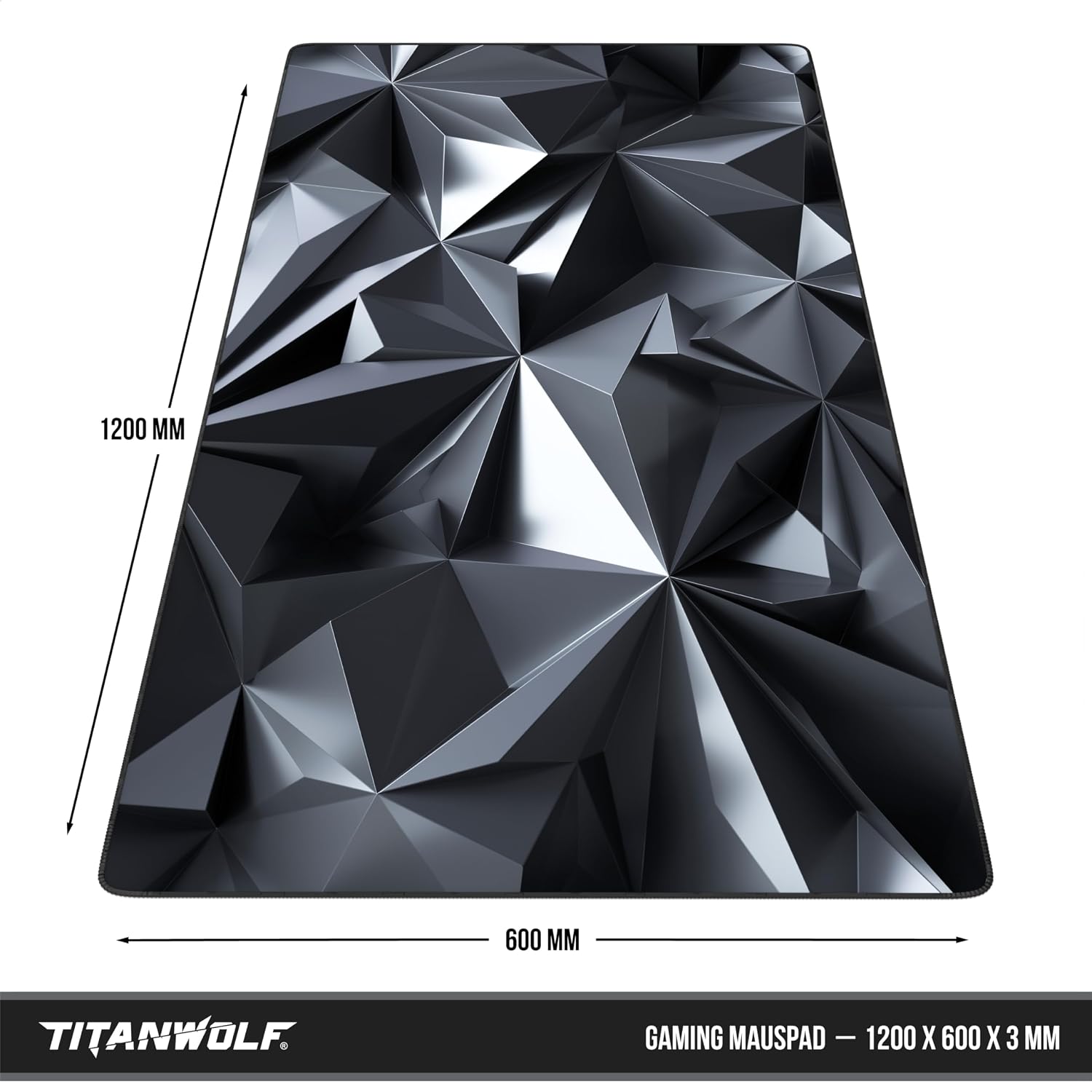 Detalle 2 de Titanwolf XXXL Mauspad 1200x600 mm