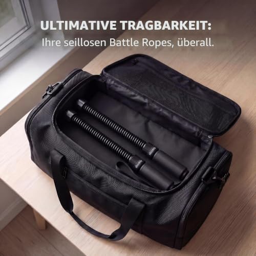 Detalle de Sboddy Schwere Battle Rope ohne Seil – tragbares kabelloses Trainingsegerät für Zuhause und Fitnessstudio