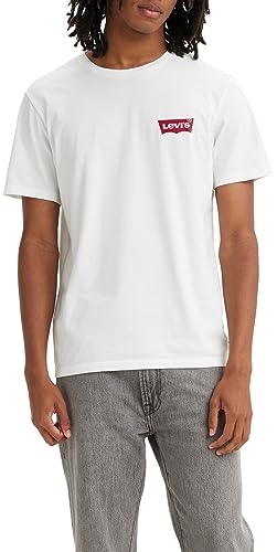 Thumbnail 2 de Levi's 2-Pack Crewneck Graphic Tee para hombre: Chesthit White/Dress Blues (L)