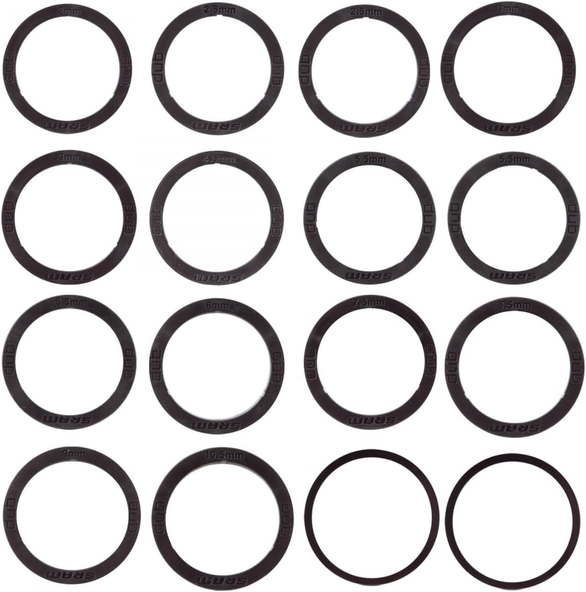 Thumbnail 1 de Kit d’espacement SRAM pour mouvement central DUB (noir) – taille unique