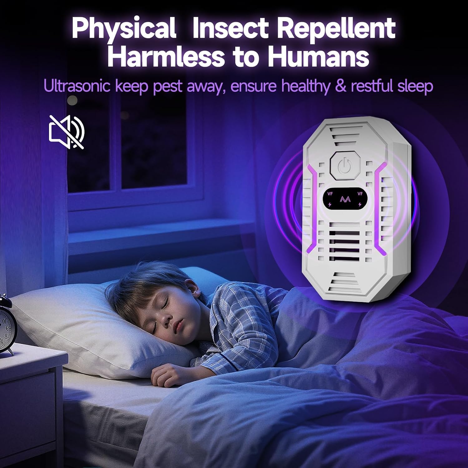 Detalle 2 de Gecool 6Pack Ultrasonic Pest Repellers for Indoor Use 🛡