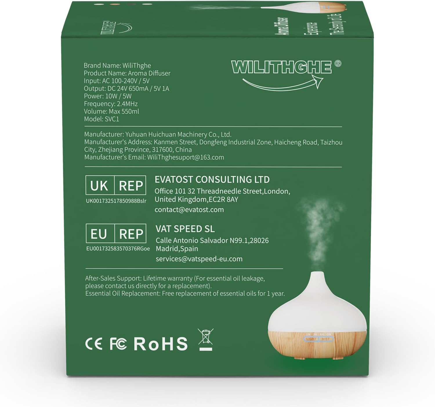 Thumbnail 2 de Aroma Diffuser Set 550 ml für Raumduft