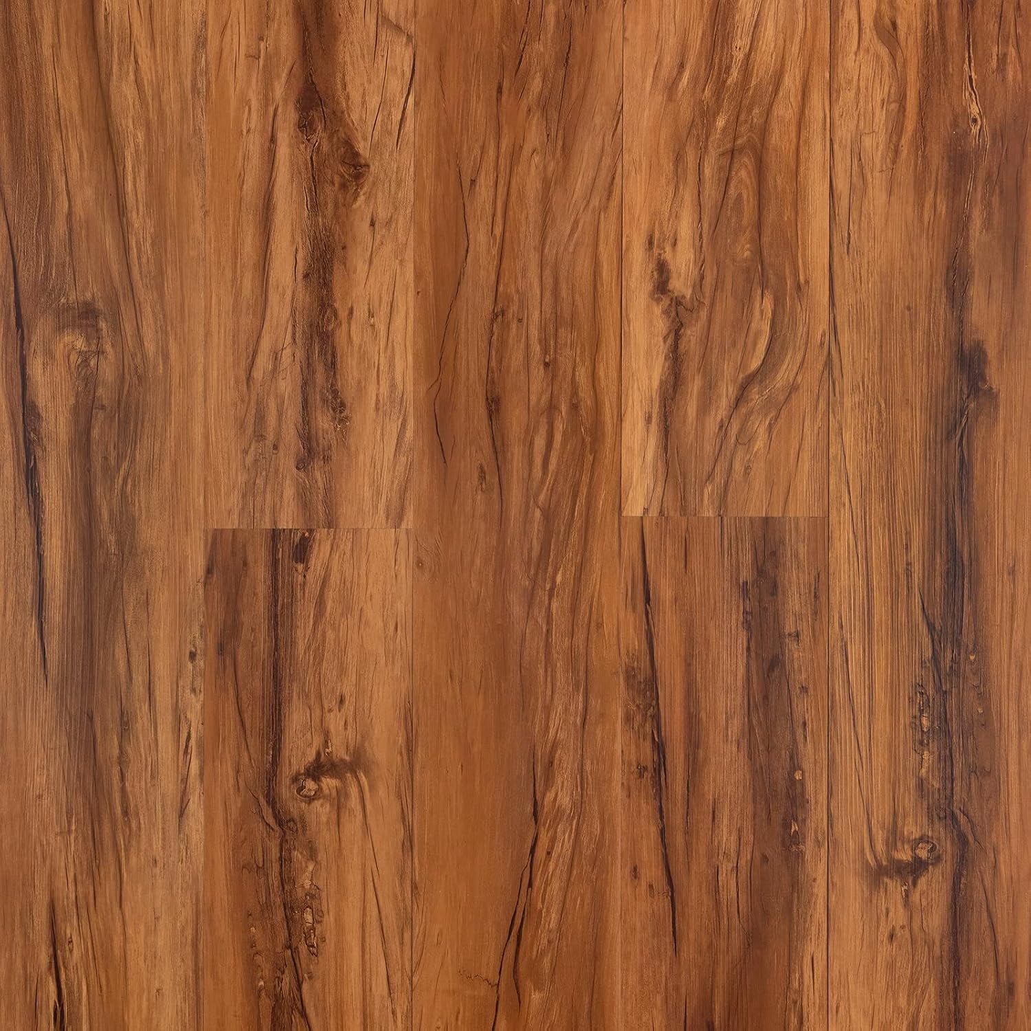 Detalle de FLOREXP Vinyl Flooring – Lino Planks in Warm Brown Wood Effect (Peel & Stick, 15x90cm, 2.0mm) for 5.02m²
