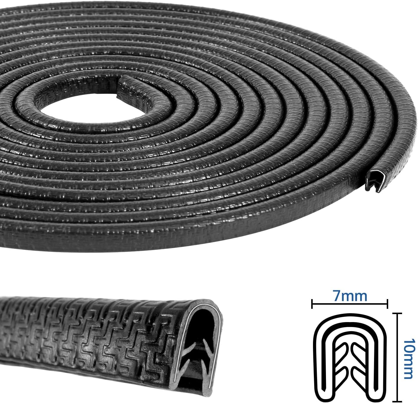 Detalle 2 de Colisal Protector Puerta Coche U 4m Negro