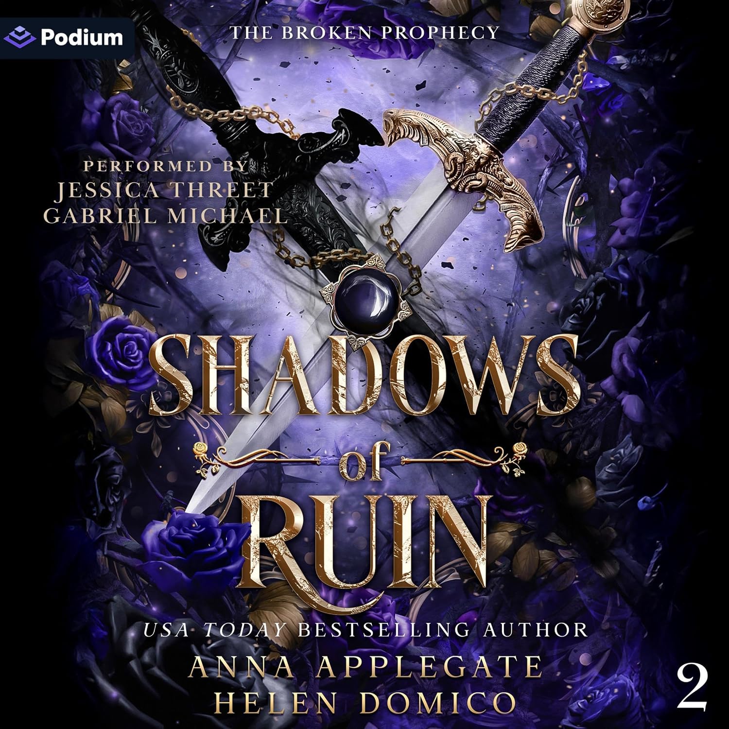 Detalle de Shadows of Ruin: The Broken Prophecy, Book 2 Unabridged Audiobook