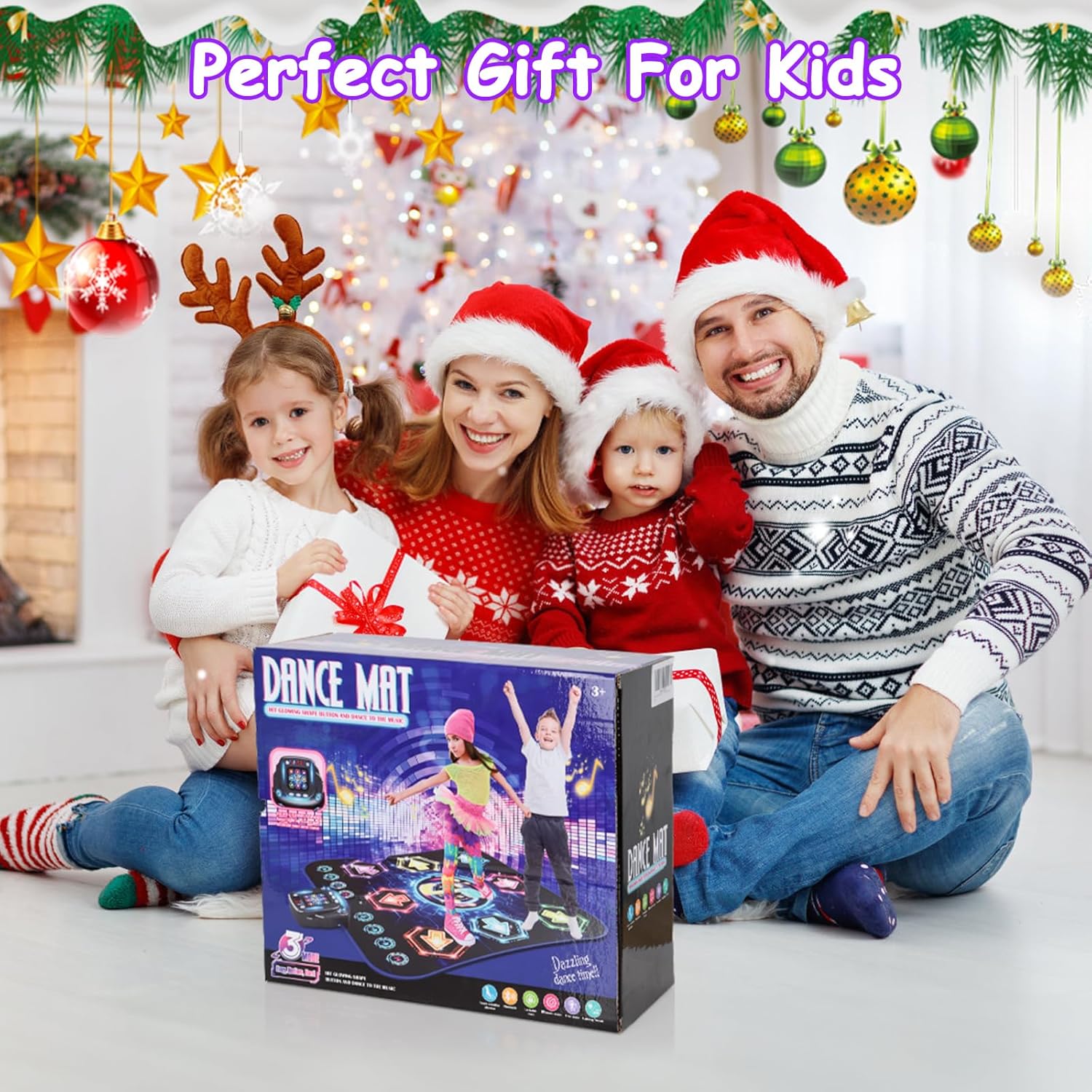 Thumbnail 6 de Maysida Light-Up Dance Mat for Kids – 8 LED Arrows, 3 Modes, 27 Challenges