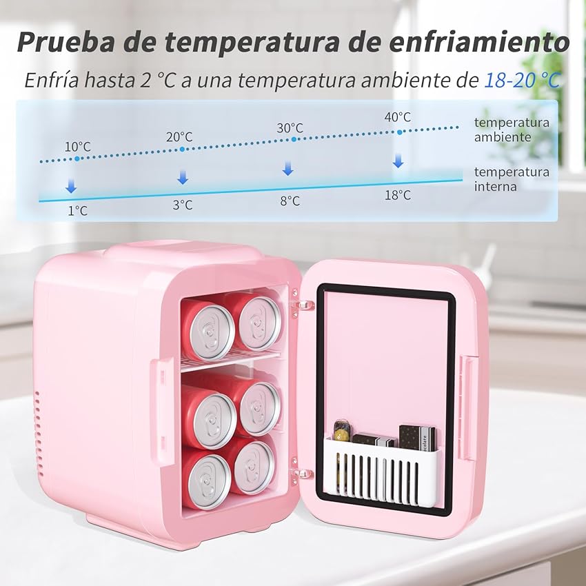 Thumbnail 3 de YASHE Mini nevera 4 L portátil para dormitorio