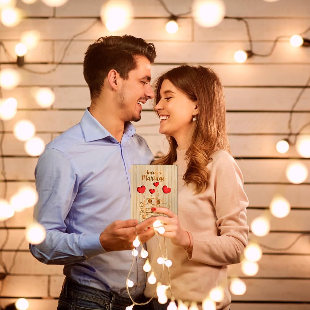 Thumbnail 6 de Vicloon Biglietto Auguri in Legno 💌